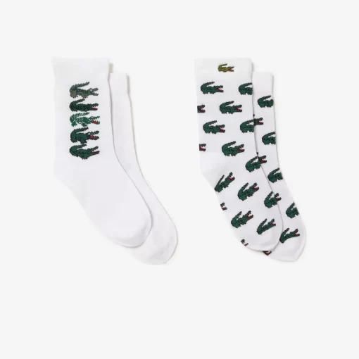 Lacoste Accessories-2 Pack Croc Motif Socks