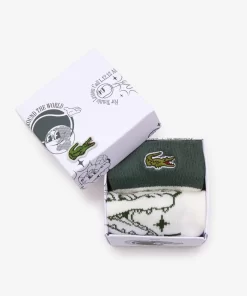 Lacoste Accessories-2 Pack Croc Motif Socks