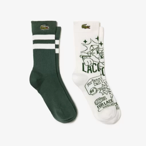 Lacoste Accessories-2-Pack Contrast Stripe Socks