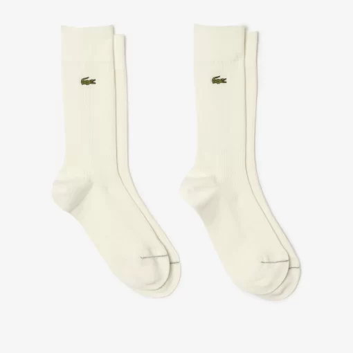 Lacoste Socks-2-Pack Plain Ribbed Socks