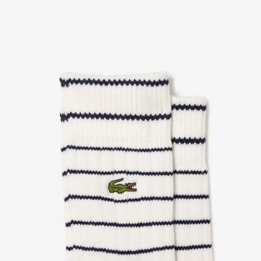 Lacoste Socks-2-Pack Short Striped Cotton Socks