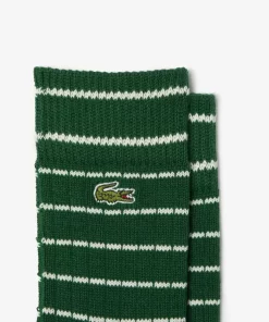 Lacoste Socks-2-Pack Short Striped Cotton Socks