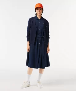 Lacoste Dresses & Skirts-3/4 Sleeve Cotton Pique Polo Dress