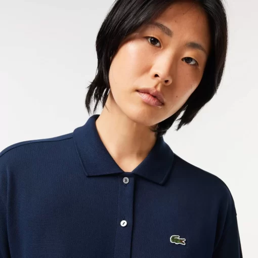 Lacoste Dresses & Skirts-3/4 Sleeve Cotton Pique Polo Dress