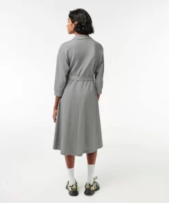 Lacoste Dresses & Skirts-3/4 Sleeve Cotton Pique Polo Dress