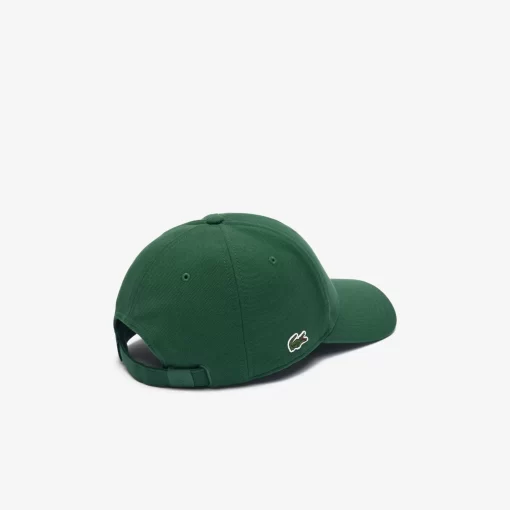 Lacoste Caps & Hats-3D Embroidered Cotton Pique Baseball Cap