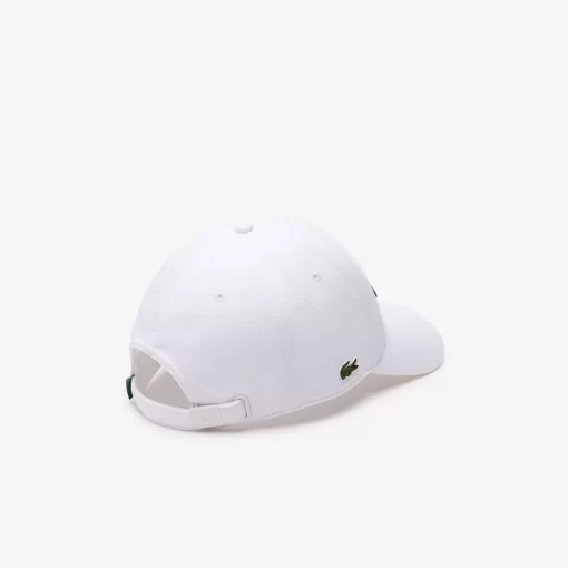 Lacoste Caps & Hats-3D Embroidered Cotton Pique Baseball Cap