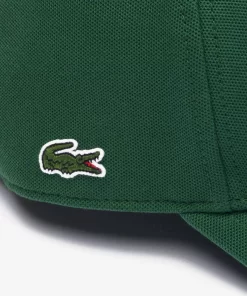 Lacoste Caps & Hats-3D Embroidered Cotton Pique Baseball Cap