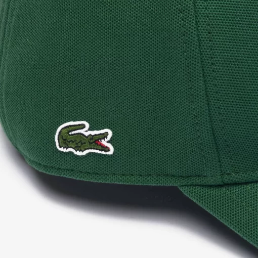 Lacoste Caps & Hats-3D Embroidered Cotton Pique Baseball Cap