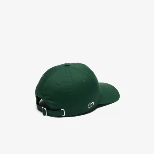 Lacoste Caps & Hats-3D Embroidered Cotton Twill Baseball Cap