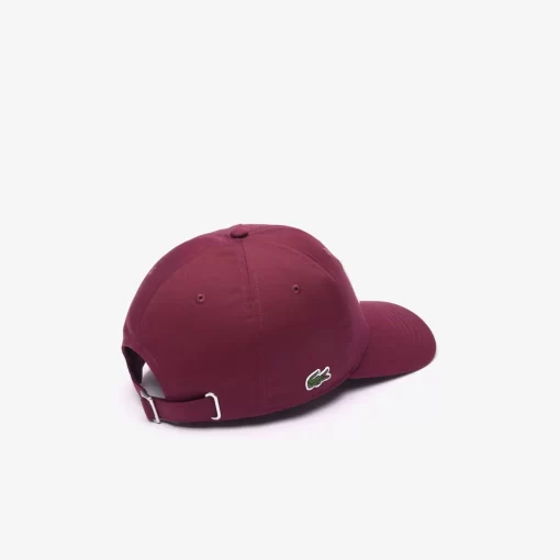 Lacoste Caps & Hats-3D Embroidered Cotton Twill Baseball Cap