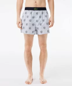 Lacoste Underwear & Lounge Wear-3-Pack Cotton Poplin Boxers