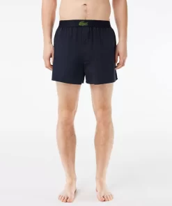 Lacoste Underwear & Lounge Wear-3-Pack Cotton Poplin Boxers