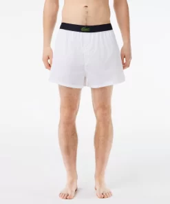 Lacoste Underwear & Lounge Wear-3-Pack Cotton Poplin Boxers