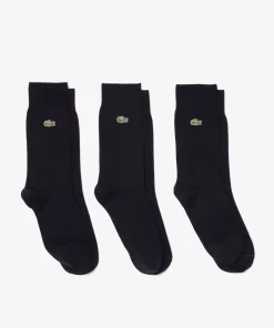 Lacoste Socks-3-Pack Mid-Calf Length Socks