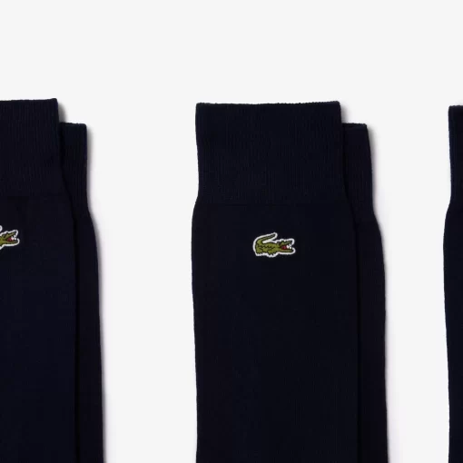 Lacoste Socks-3-Pack Mid-Calf Length Socks