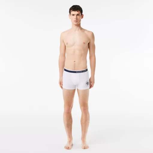 Lacoste Underwear & Lounge Wear-3-Pack Roland Garros Edition Trunks