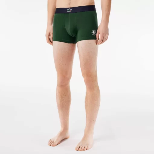 Lacoste Underwear & Lounge Wear-3-Pack Roland Garros Edition Trunks