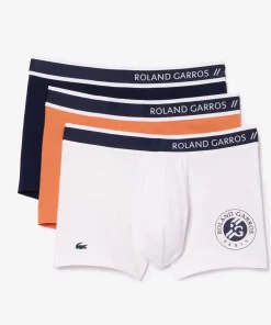 Lacoste Underwear & Lounge Wear-3-Pack Roland Garros Edition Trunks