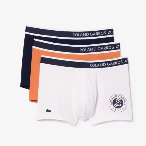 Lacoste Underwear & Lounge Wear-3-Pack Roland Garros Edition Trunks