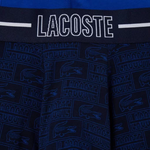 Lacoste Underwear & Lounge Wear-3-Pack Stretch Cotton Jersey Trunks