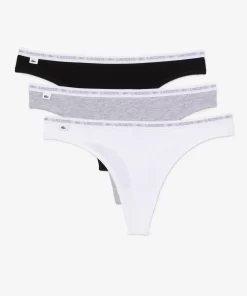 Lacoste Underwear & Loungewear-3-Pack Thongs