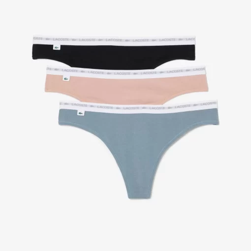 Lacoste Underwear & Loungewear-3-Pack Thongs