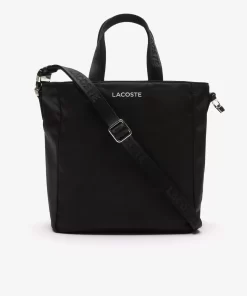 Lacoste Cross Body-Active Nylon Vertical Pocket Tote Bag