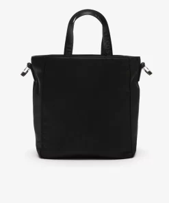 Lacoste Cross Body-Active Nylon Vertical Pocket Tote Bag