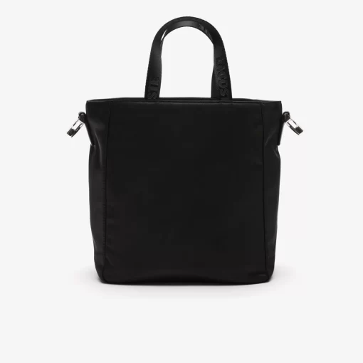 Lacoste Cross Body-Active Nylon Vertical Pocket Tote Bag