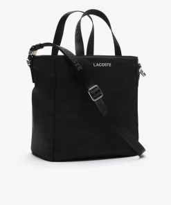 Lacoste Cross Body-Active Nylon Vertical Pocket Tote Bag