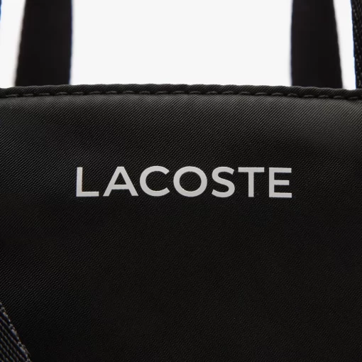 Lacoste Cross Body-Active Nylon Vertical Pocket Tote Bag