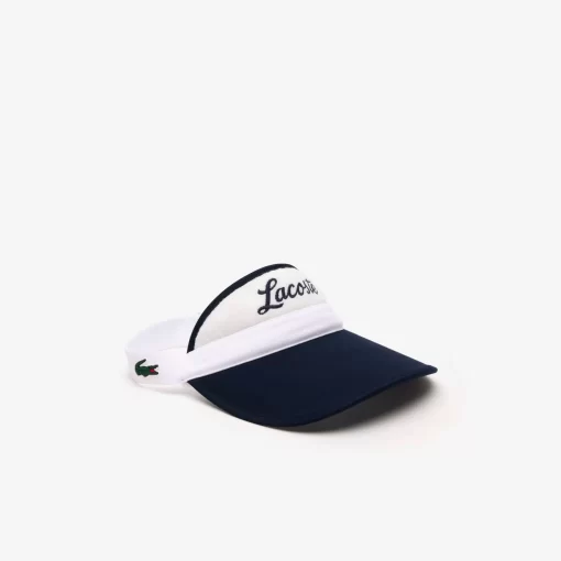 Lacoste Golf-Adjustable Branded Golf Vizor