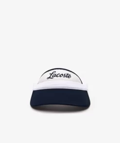 Lacoste Golf-Adjustable Branded Golf Vizor