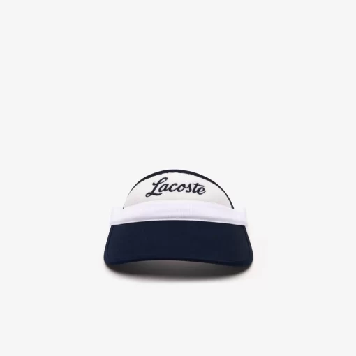 Lacoste Golf-Adjustable Branded Golf Vizor