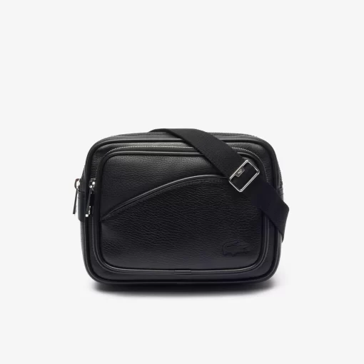 Lacoste Vertical Bags-Angy Zip Pocket Front Shoulder Bag