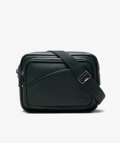 Lacoste Vertical Bags-Angy Zip Pocket Front Shoulder Bag