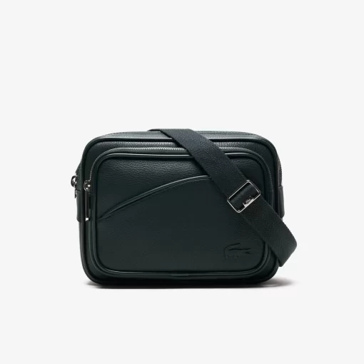 Lacoste Vertical Bags-Angy Zip Pocket Front Shoulder Bag