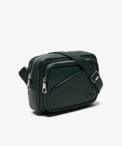 Lacoste Vertical Bags-Angy Zip Pocket Front Shoulder Bag