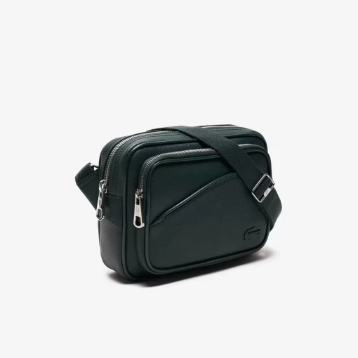 Lacoste Vertical Bags-Angy Zip Pocket Front Shoulder Bag