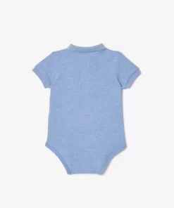 Lacoste Accessories-Baby Organic Cotton Pique Bodysuit In Recycled Cardboard Box Set