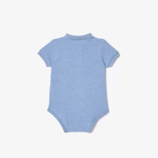 Lacoste Accessories-Baby Organic Cotton Pique Bodysuit In Recycled Cardboard Box Set