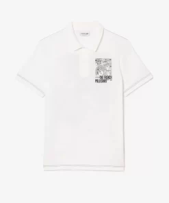 Lacoste Polo Shirts-Back And Front Print Movement Polo Shirt