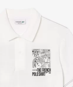 Lacoste Polo Shirts-Back And Front Print Movement Polo Shirt