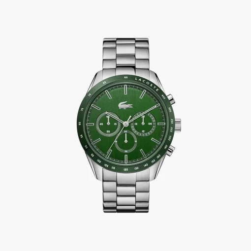 Lacoste Watches-Boston Chrono Watch - Green With Stainless Steel Strap