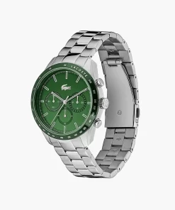 Lacoste Watches-Boston Chrono Watch - Green With Stainless Steel Strap