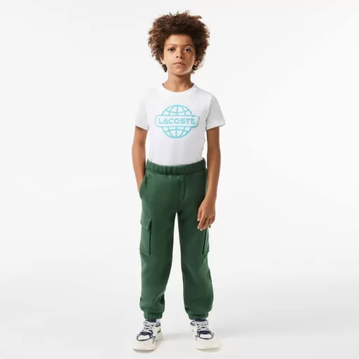 Lacoste Boy Clothing-Boys' Organic Cotton Track Pants