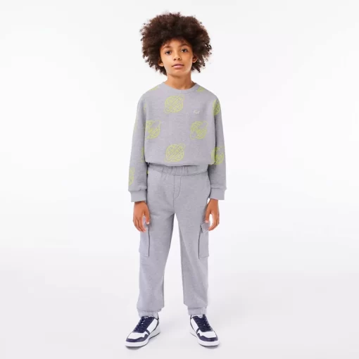 Lacoste Boy Clothing-Boys' Organic Cotton Track Pants