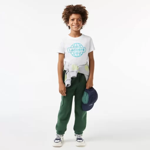 Lacoste Boy Clothing-Boys' Organic Cotton Track Pants