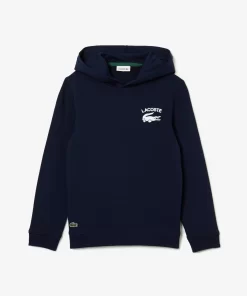 Lacoste Boy Clothing-Boys' Printed Hooded Sweatshirt